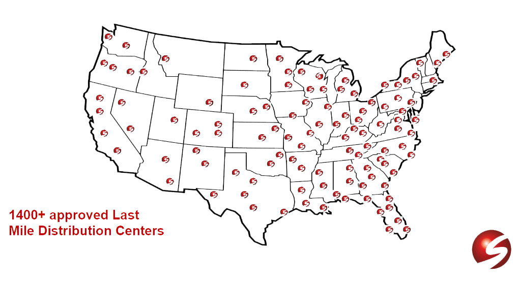locations of distribution centers and warehouses