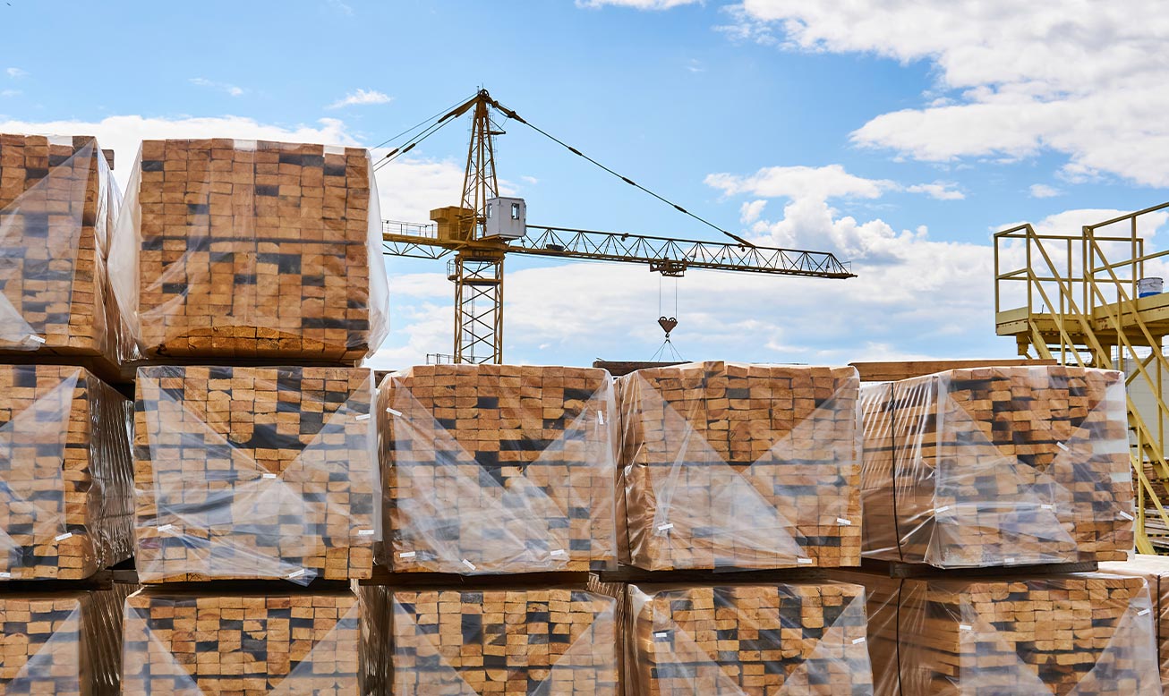 Pop-Up-Construction-Logistics-Wood construction logistics