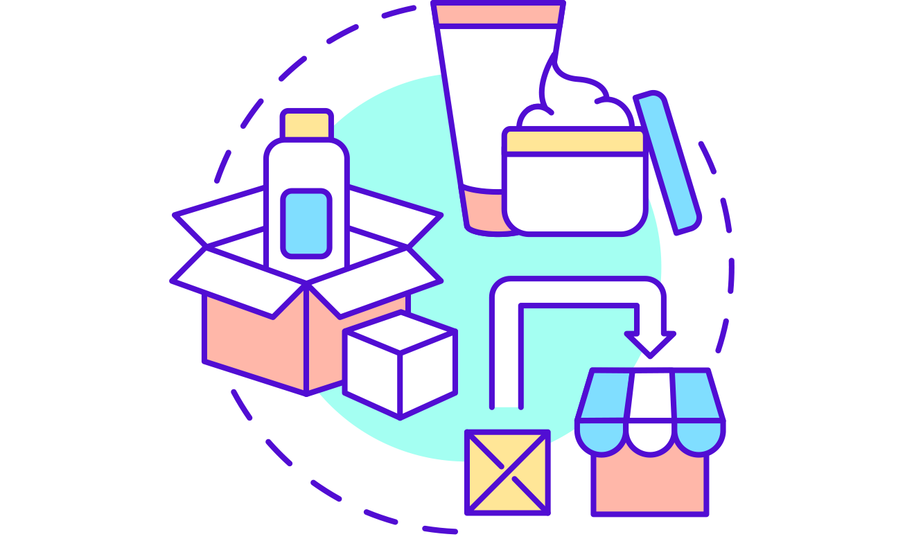 Cosmetics distribution