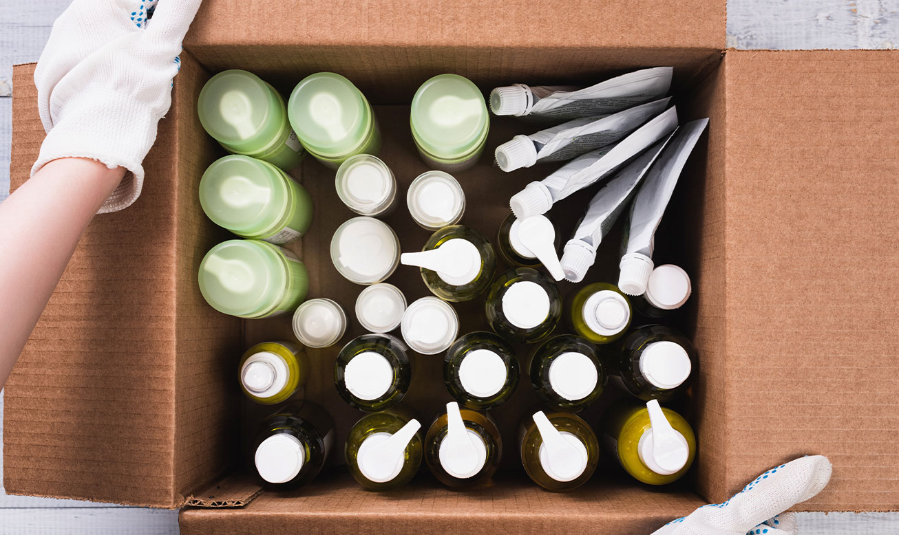 Pop-Up-Cosmetic-Shipment-Packaging beauty supply chain