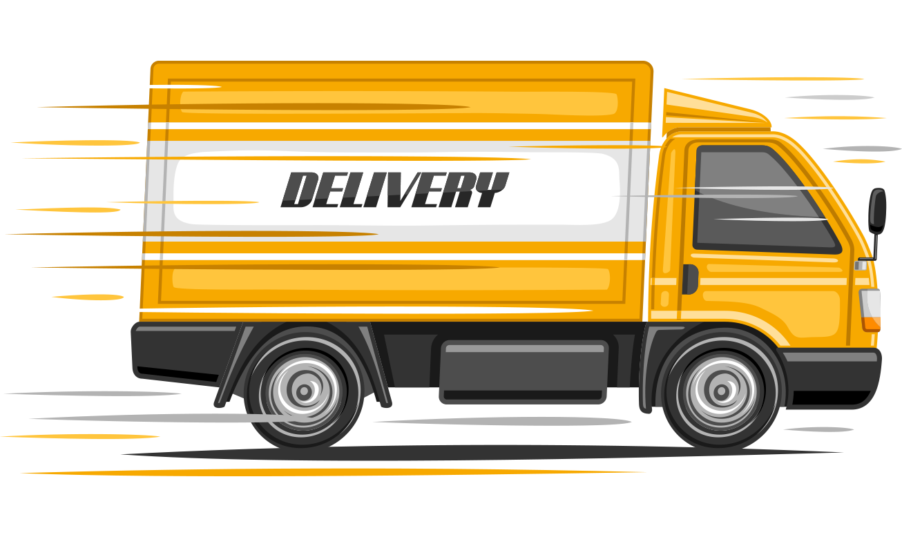 fast delivery truck