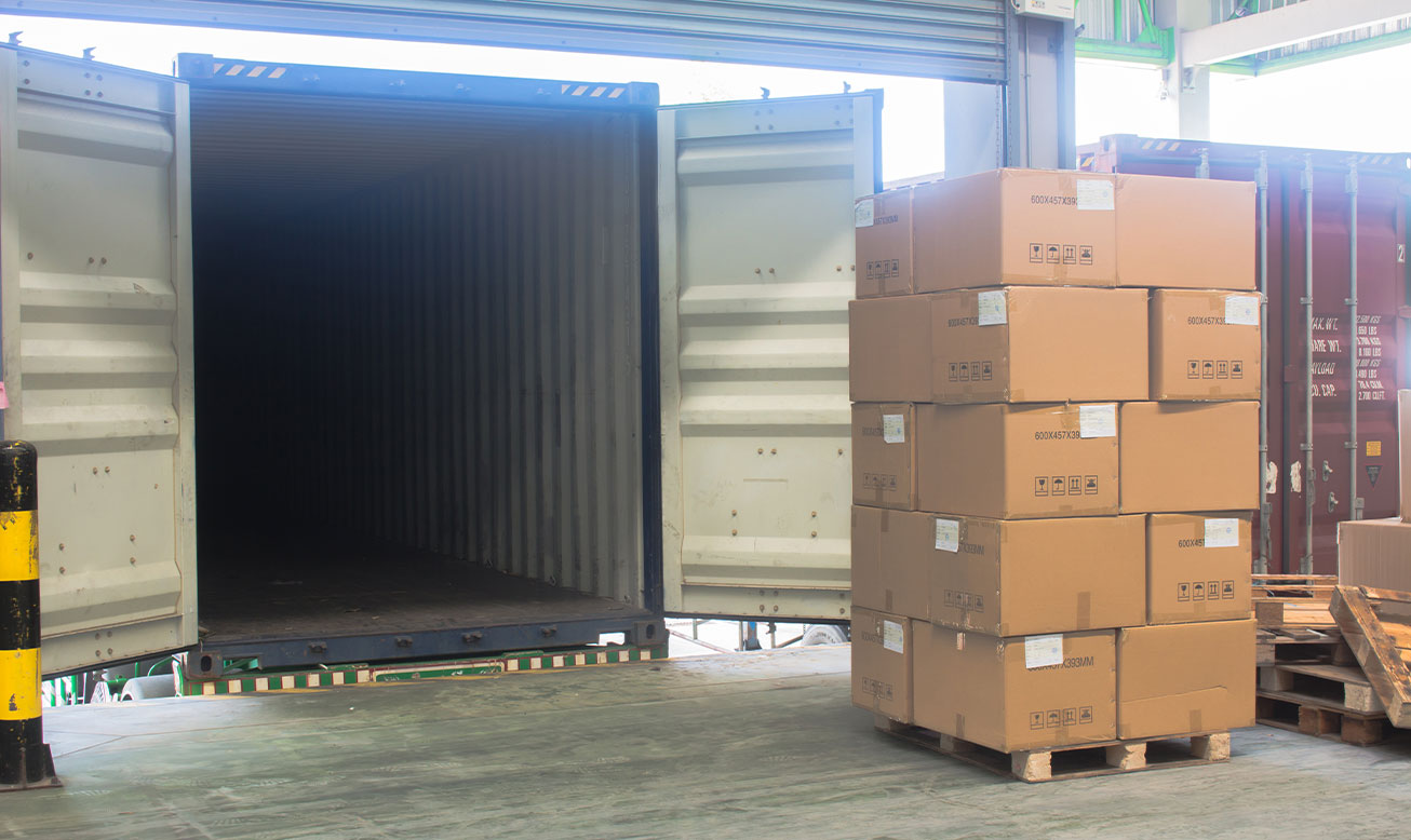 Pop-Up-Freight-Loading ensuring quantity of shipments