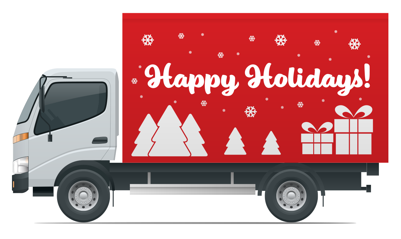 happy holidays trucking