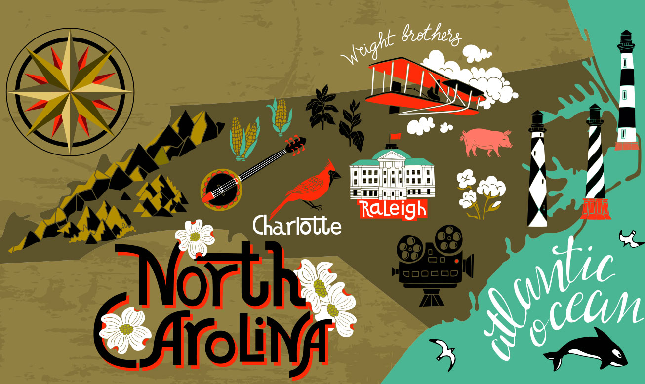 North Carolina infographic