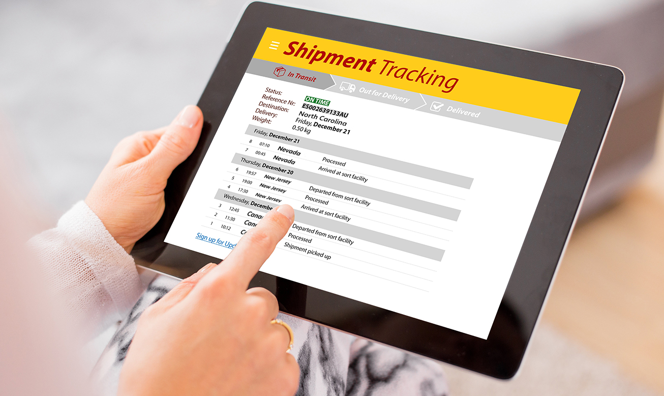 shipment tracking log