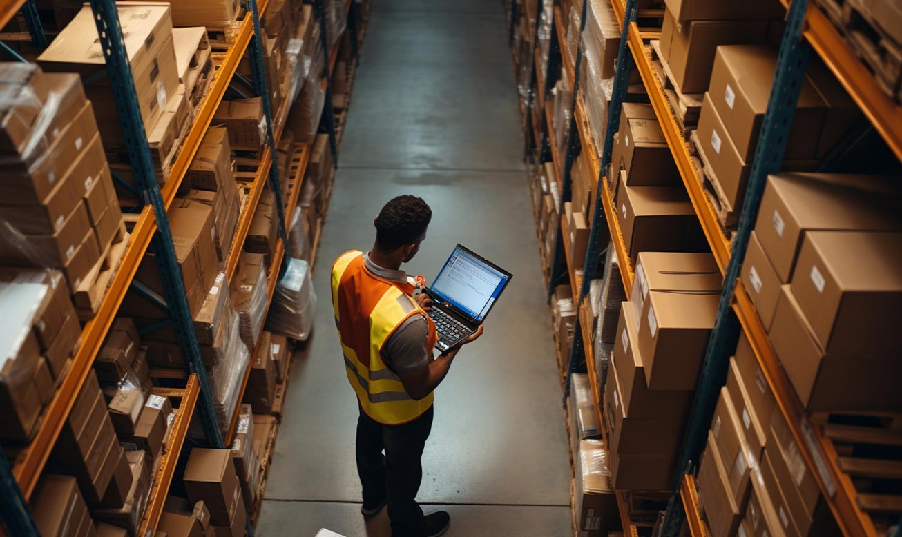 Pop-Up-Warehouse-Worker-Computer logistics future